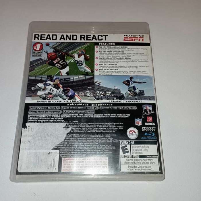 Madden NFL 08 [PS3]